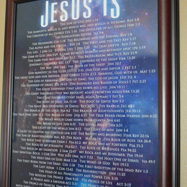 Inspirational Christian office poster