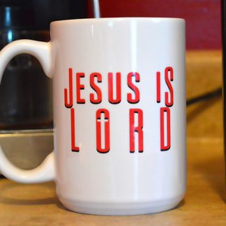 Christian coffee mug Jesus Christ King James Bible