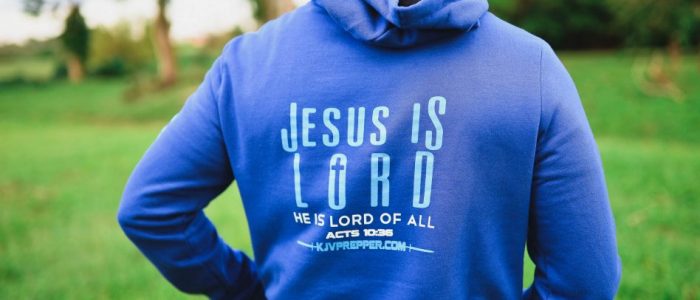 Christian store Jesus is Lord KJV Prepper apparel