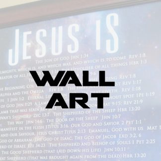 KJV BIBLE WALL WITNESS SCRIPTURE ART