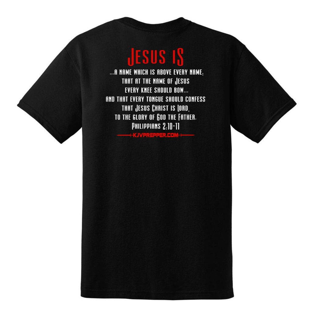 Every Knee Should Bow - Philippians 2:10-11 Jesus is Lord Christian shirt
