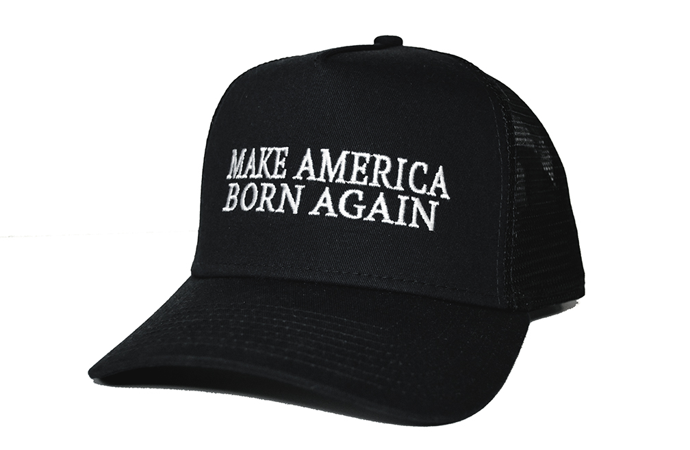 Make America Born Again New Era 9forty Snapback Hat Black