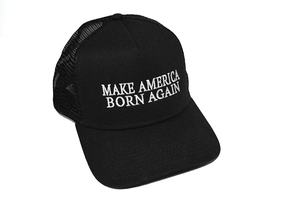 Make America Born Again New Era 9Forty Snapback Hat Black