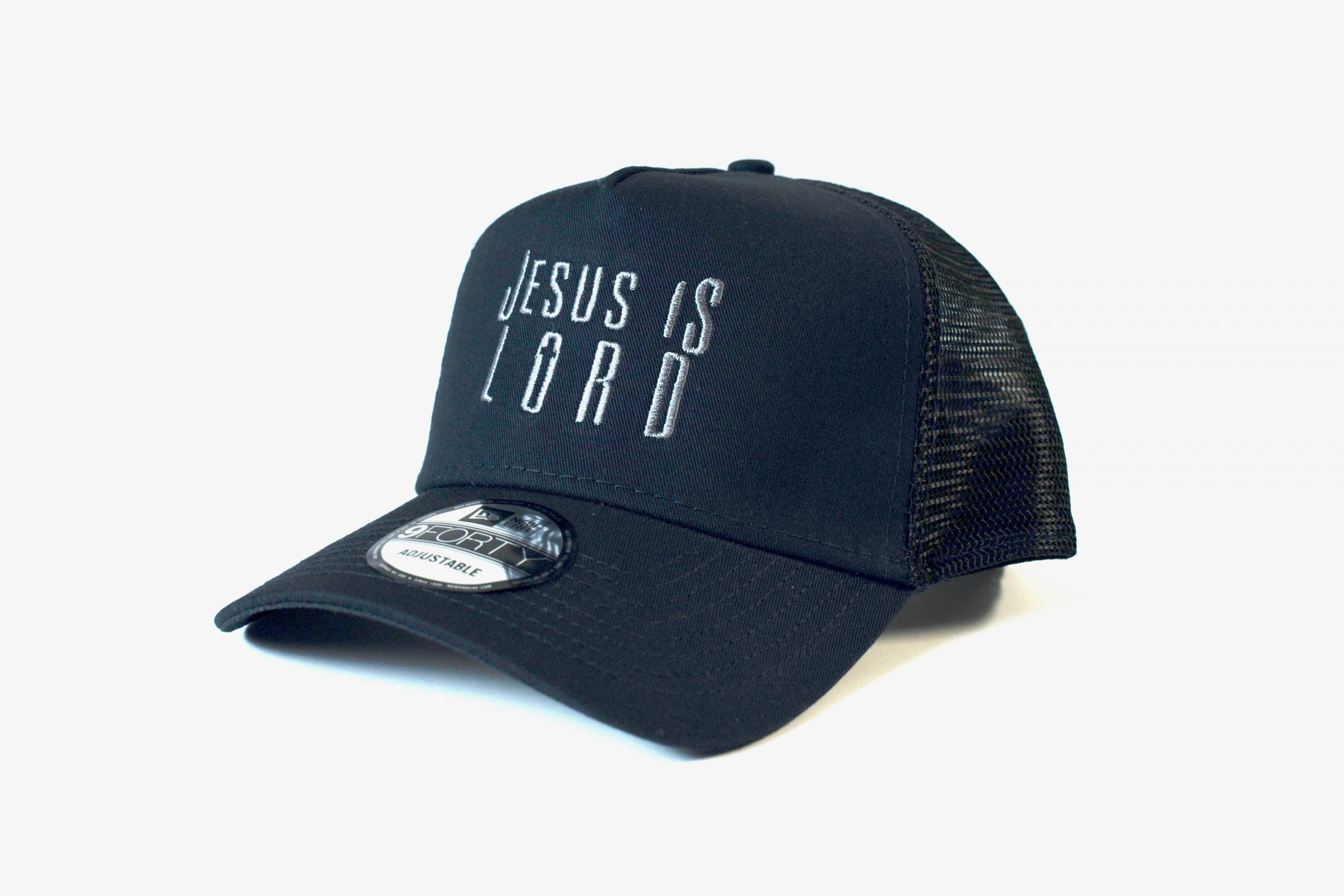 JESUS IS LORD Navy / Grey 9Forty Snapback - kjvprepper